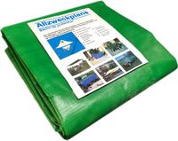 Aquagart Trading GmbH Zeildoek 150 g 3 m x 5 m Afdekzeil Bootafdekking Universeel zeildoek