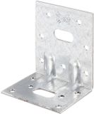 Alberts 869168 hoekanker extra sterk met twee ribben | sendzimir verzinkt | 50 x 77 x 64 mm | set van 50