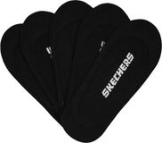 Skechers 5pk Womens Non Terry Socks, Vrouwen, Zwart, Sokken, maat: 36-40