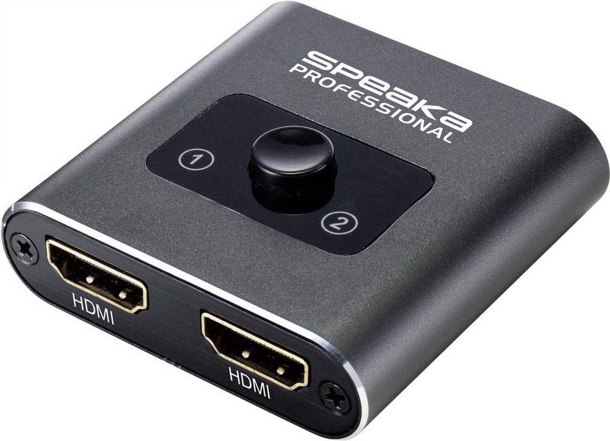 Speaka SP-BDS-120 HDMI-switch - 1 + 2 poorten - Ultra HD - 3840 x 2160 Pixel