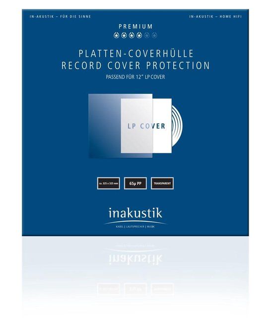 In-akustik 1x50 Premium LP platen coverschermhoes
