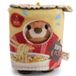 NICI Set Rode Panda Akai, 8 cm in geschenkdoos 8,5 x 6,5 x 10 cm - 63385