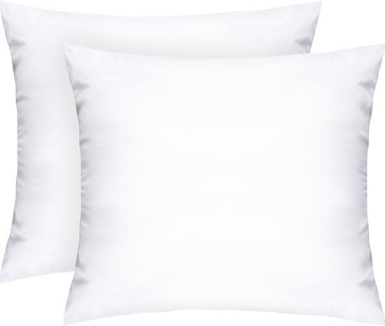Komfortec Hoofdkussen 60x70 cm (2 stuks) - Hotelkwaliteit - Wit - Wasbaar - Ergonomisch