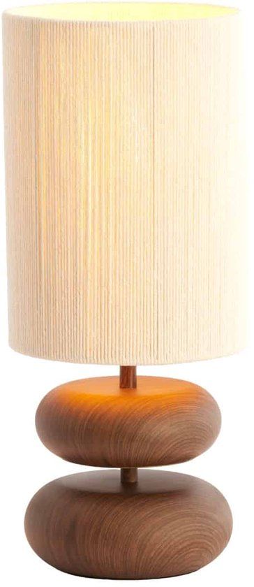 Light & Living Tafellamp Danialo - Bruin - Ø22x50.5cm