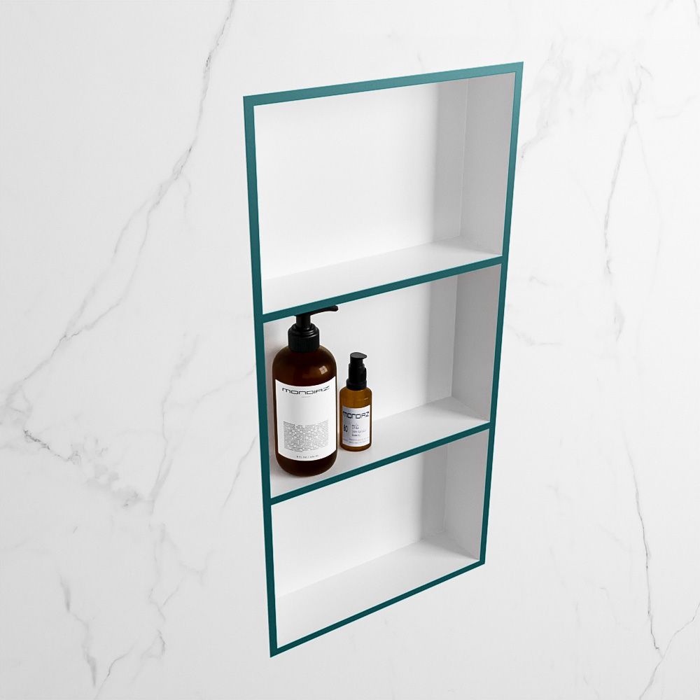 Mondiaz Easy nis met 3 vakken 60x30 smag en talc