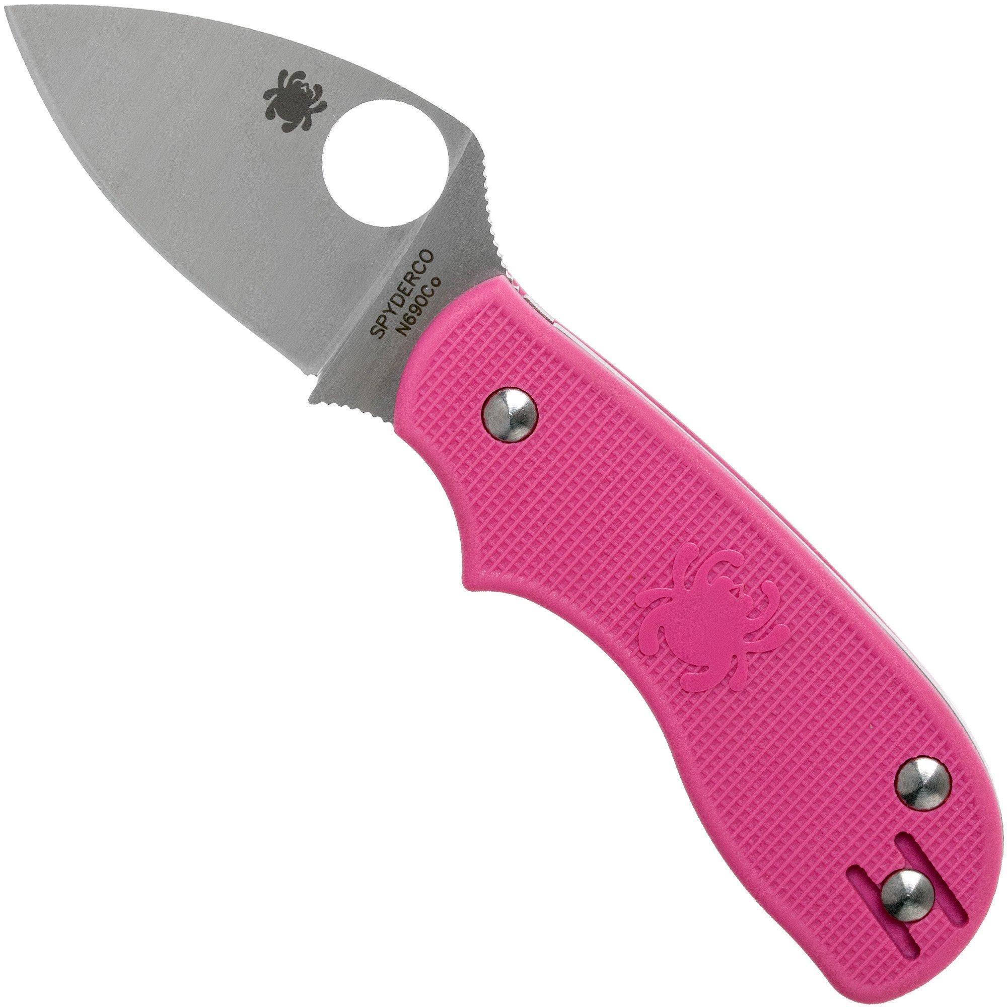 Spyderco Squeak Pink C154PPN zakmes