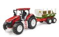 Bruder ROADMAX Tracteur avec remorque à balles de foin | 3 arbres (03453)