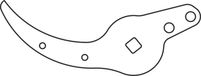 Felco 100/4 Lame de rechange pour sécateur Felco 100