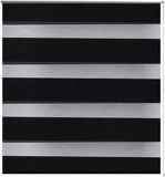 vidaXL Zebra rolgordijn 50,9x100 cm stofbreedte 46,7 cm zwart