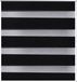 vidaXL Zebra rolgordijn 50,9x100 cm stofbreedte 46,7 cm zwart