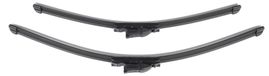AP03 essuie-glaces plats - jeu de 2 - avant - 600/500 mm - plastique