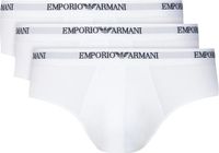 Emporio Armani Armani Slips met Logo Band 3-pack Wit
