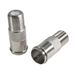 Seki 10 x F-stekker Quick naar F-bus adapter coaxiale satelliet TV antennes connector voor RG6 RG59 kabel metaal 10 stuks