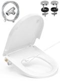 YEAUPE PRO WC-bril Universeel Bidet Soft Close Dubbel mondstuk vorm D