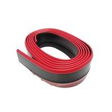 Simoni Racing UB/BR Lip Splitter Universele autobumperbescherming Universele Body Spoiler Rock Rubber Bumper Voorbumper Auto Zwart Rood