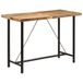 Maison Exclusive Table de bar, 150x70x107 cm, bois de manguier massif et fer