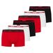 HUGO Boxershorts rood / zwart / wit