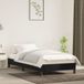 Maison Exclusive - Cadre de lit sans matelas, noir, 100x200 cm, velours