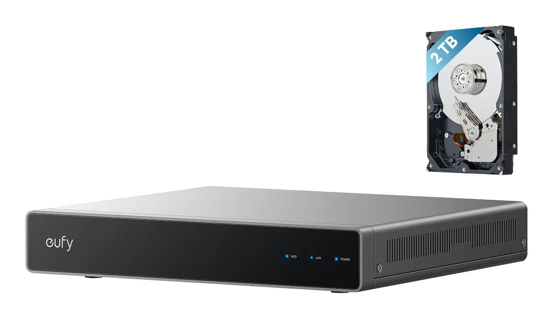 Eufy NVR S4 – Network Video Recorder – 8 tot 16 kanalen, Lokale AI, Gratis Videozoekfunctie, 24/7 Opname – Bedraad