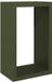 vidaXL Porte-bûches - 60x40x100 cm - acier - vert