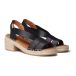 Toni Pons Femme espadrille avec talon large et élastique métallique