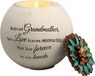 Pavilion Gift Company 19092 Geliefde grootmoeder Terra Cotta kaarsenhouder, 10,10 cm