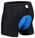 Merkloos Fietsbroek Fietsbroek heren met zitkussen - Gevoerd - Elastaan en polyester - M/L