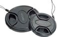 Matin Lensdop met Elastiek 49 mm - Zwart