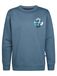 Petrol Industries Jongens Relaxed sweater met print ironbrook - Blauw - Maat 152