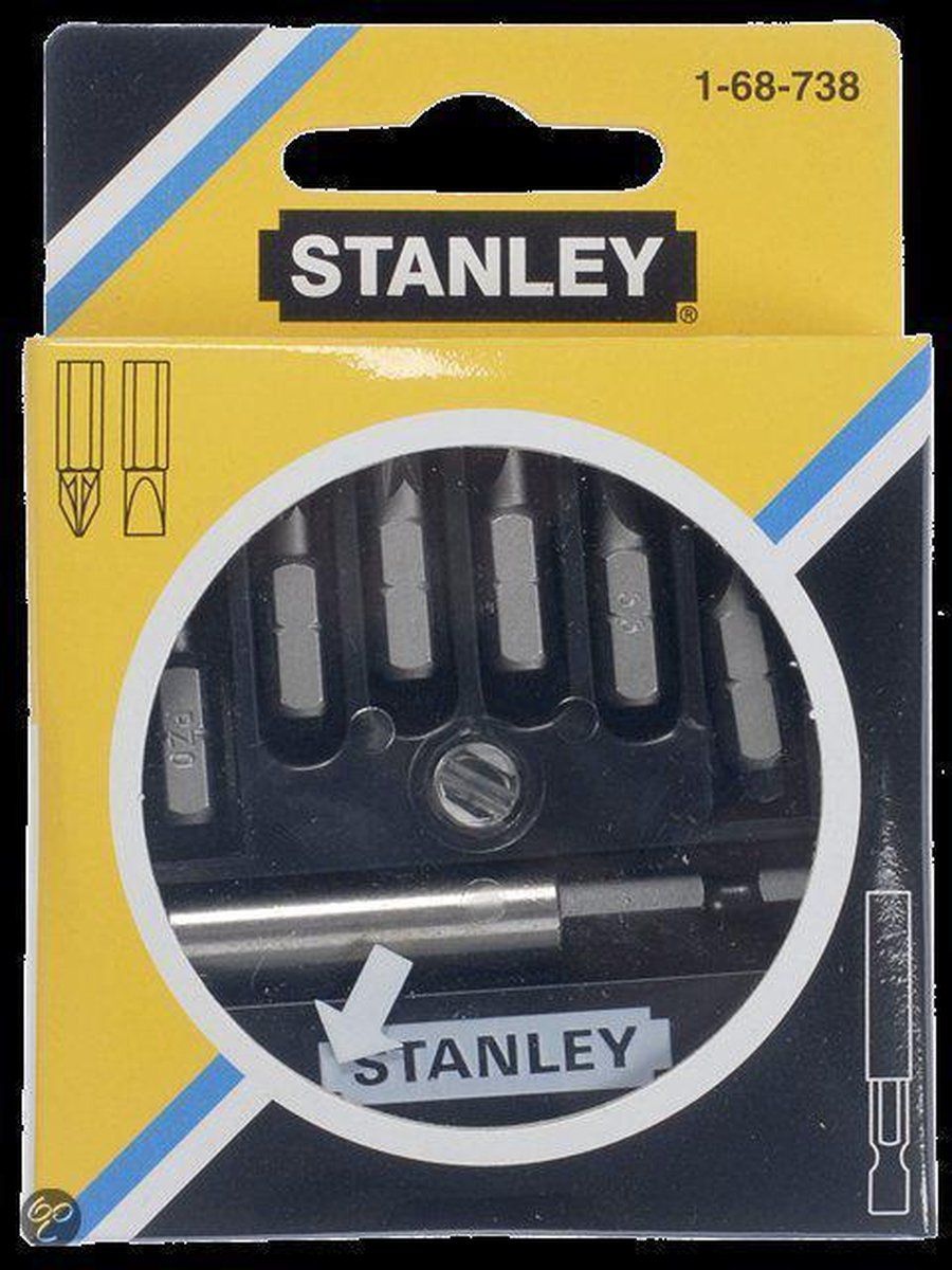 Stanley Bitset PZ + Platte Kop - 7-delig | 3253561687389