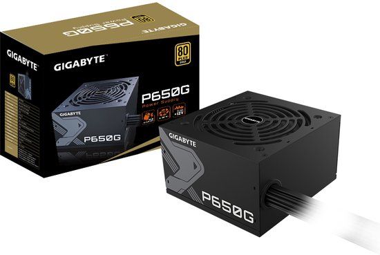 GIGABYTE GP-P650G power supply unit 650 W Zwart