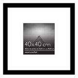 Americanflat 40x40 Posterlijst met Schokbestendig glas - Zwart