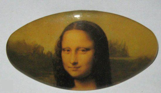 Zeeuws meisje Haarclips HAO110 Mona Lisa van Leonardo da Vinci