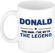 Bellatio Decorations Donald man myth legend koffiemok - 300 ml - Donkerblauw