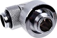 Alphacool Eiszapfen 19/13mm compression fitting 90° rotatable G1/4 - Aansluitadapter voor vloeistofkoelsysteem - chroom, zilver-nikkel