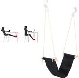 Repose-pieds ergonomique pour bureau - Sous le bureau - Convient à tous les types de bureaux - Noir