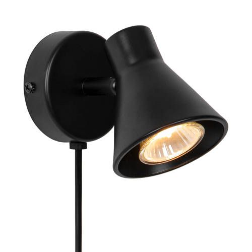 NORDLUX Wandlamp Eik (Ø15 cm) - Zwart - Metaal