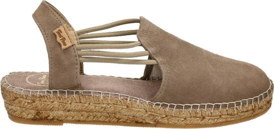 Toni Pons Nuria Dames Espadrilles - Taupe - Maat 38