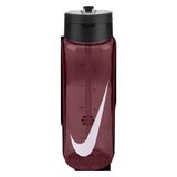 Nike RECHARGE STRAW BOTTLE 24 OZ bidon avec logo - rose/noir
