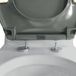 Abattant de toilette ovale sans marque avec fermeture douce et déclipsage rapide - antibactérien et durable