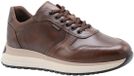 Nero Giardini Lage Sneakers Heren Leer Bruin Maat 41