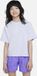 Nike Sportswear Meisjes T-Shirt Paars Polyester Korte Mouw Effen