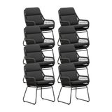 BUITEN living Valencia Valencia dining tuinstoel set van 8 | touw + aluminium | Lava Grey