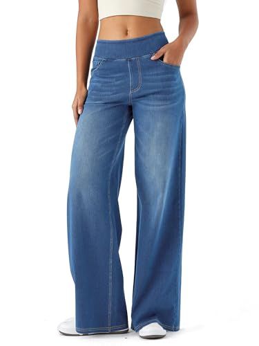 LaiEr Jeans voor dames met wijde pijpen