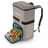 Ninja FrostVault Go 17 liter Outdoor koelrugzak voor 24-blikjes met Cold Dry Zone, berkkleurig beige FF124EUUKCS