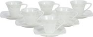 Bricard Cannes Set de tasses à expresso - 12 pièces - Blanc - Céramique