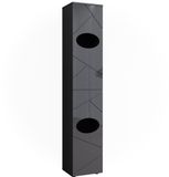 Vicco Irma Linnenkast – 37.2 x 192 cm Antraciet