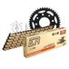 Kettingset DID Kettingset staal 428NZ / 126 clipslot voor Kymco Pulsar II M 125 cc Bj. 2005-2013