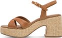 Tamaris - Dames - Sandalen met hakken - Suède - Bruin - Maat 38