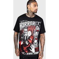 Killstar Gothabilly III Horror Forever T-Shirt - Zwart - XS-3XL